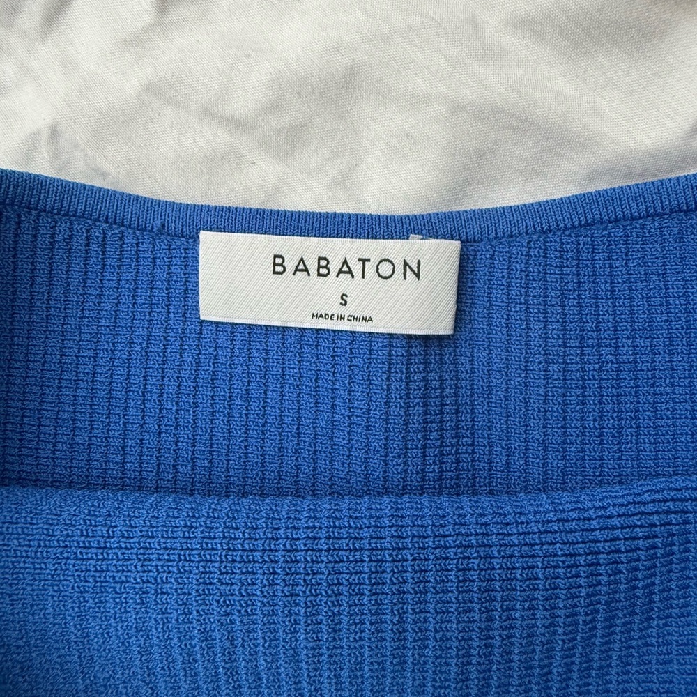 Babaton blue tube top